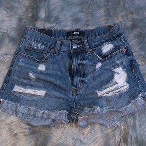 Aeropostale jean mom shorts size 2